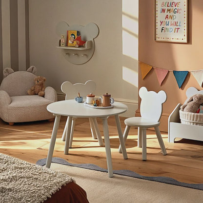 CuddleCo Play House Bear Table & 2 Chairs
