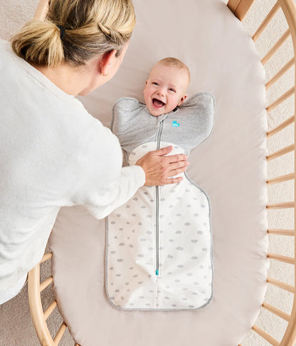Love To Dream Swaddle Up - Mini Cloud White 1.5 Tog