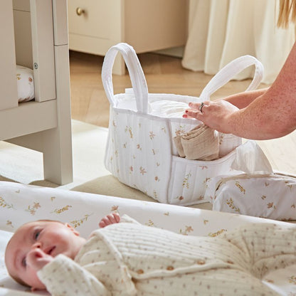 CuddleCo Nappy Caddy - Cashmere Meadow