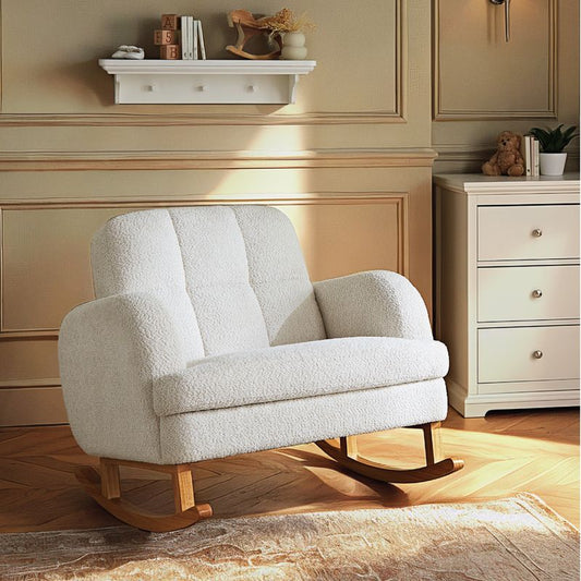 CuddleCo Etta Cuddle Nursing Chair - Boucle Off White