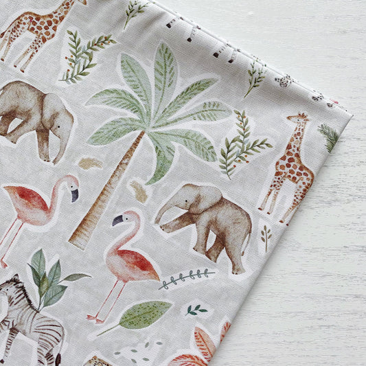 Bobbin and Bumble Wipeable Splash Mat - Jungle Match