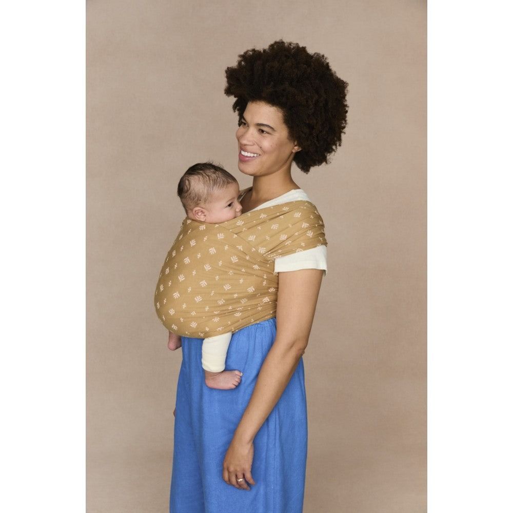 Ergobaby Aura Baby Wrap Sustainably Sourced - Knit Camel Harvest