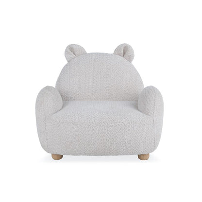 CuddleCo Etta Bear Kids Chair - Boucle Mushroom