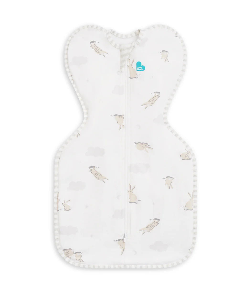 Love To Dream Swaddle Up - Cloud Bunnies White 1 Tog