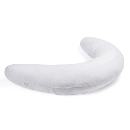 Purflo Breathe Pregnancy Pillow - White Luxe