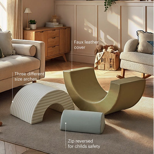 CuddleCo Soft Play Arch 3 Piece Set - Large