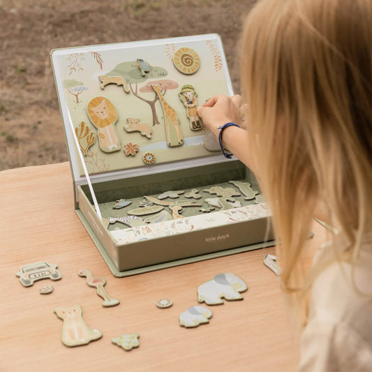 Little Dutch Magnetic Playboard - Safari Friends