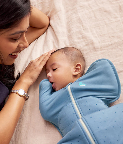 Love To Dream Swaddle Up - Storm Blue Pebbles 2.5Tog