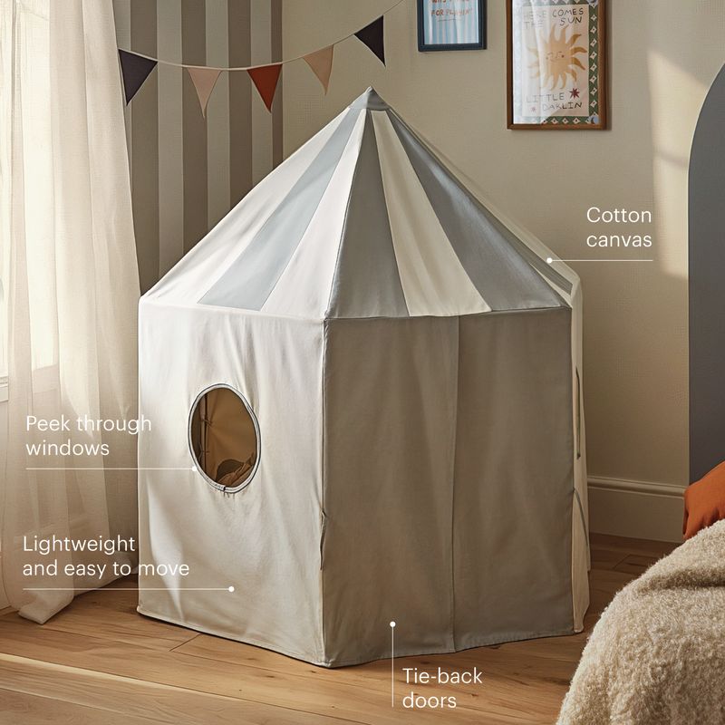 CuddleCo Pavilion Play Tent - Sea Salt