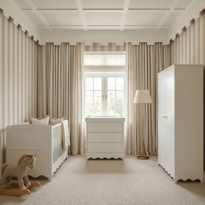Bebe & Beyond Dancer 3 Piece Nursery Furniture Set - White