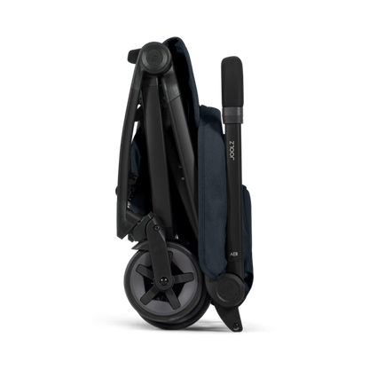 Joolz Aer2 Compact Pushchair with Bumper Bar - Dark Navy Blue/Black