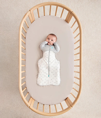 Love To Dream Swaddle Up - Mini Cloud White 1.5 Tog