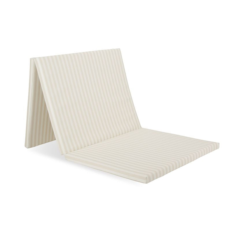 Cuddle Co Soft Play 3-Fold Tumble Mat - Cookie Stripe