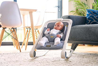 Bababing Rockout Baby Bouncer - Grey Melange