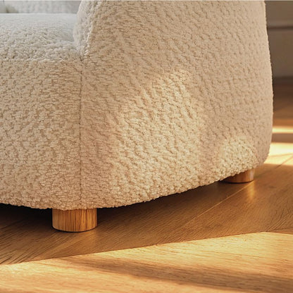 CuddleCo Etta Bunny Kids Chair - Boucle Off White