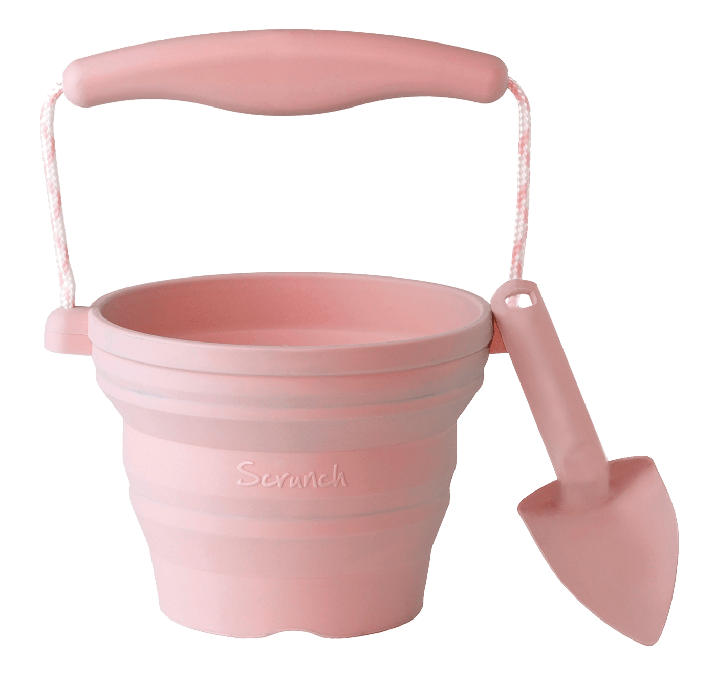 Scrunch Seedling Pot & Trowel Set - Old Rose