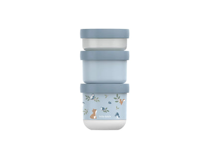 Little Dutch x Mepal Snackbox Stack Mio 3 pcs - Forest Friends