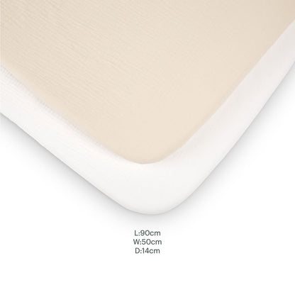 CuddleCo Universal Co-Sleeper Bedside Crib Sheets - Cashmere Waffle