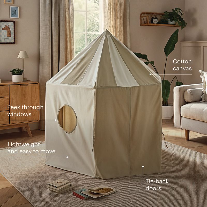 CuddleCo Pavilion Play Tent - Cookie