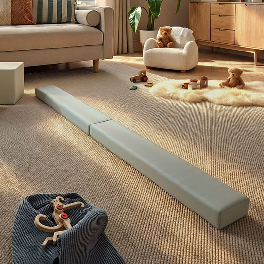 CuddleCo Soft Play Balance Beam - Sea Salt