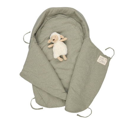 Voksi Wool Wrap Swaddle Bag - Meadow Green