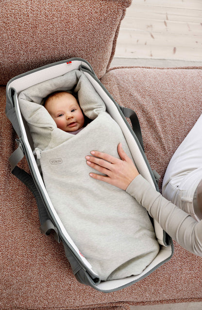 Voksi Wool Wrap Swaddle Bag - Misty Green