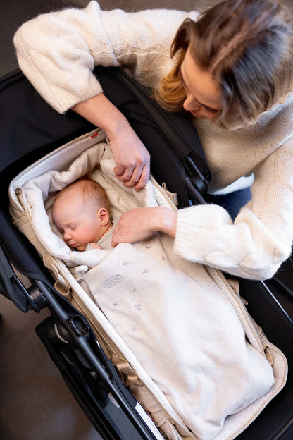 Voksi Wool Wrap Swaddle Bag - Sand