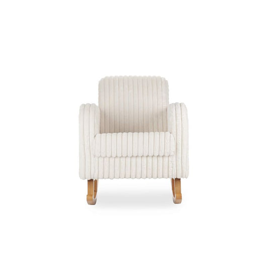 CuddleCo Etta Faux Fur Nursing Chair - Cream