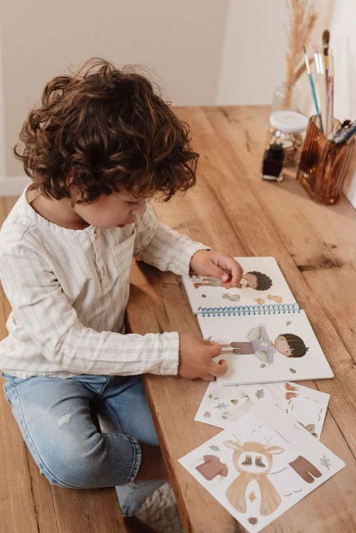 Little Dutch Dress Me Up Book - Forest Friends