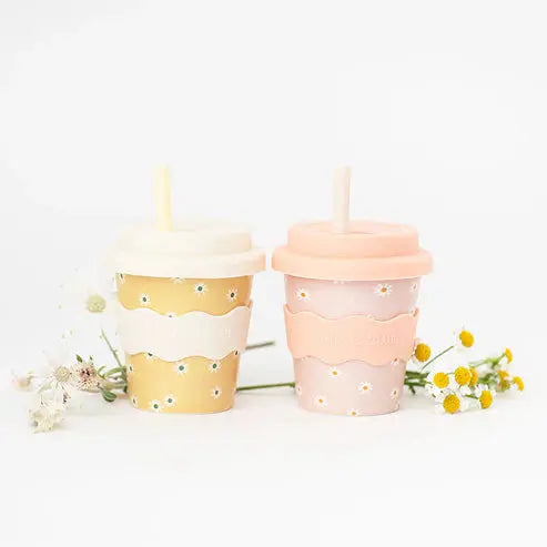 Chino Club Babychino Cup 4oz - Yellow Daisy