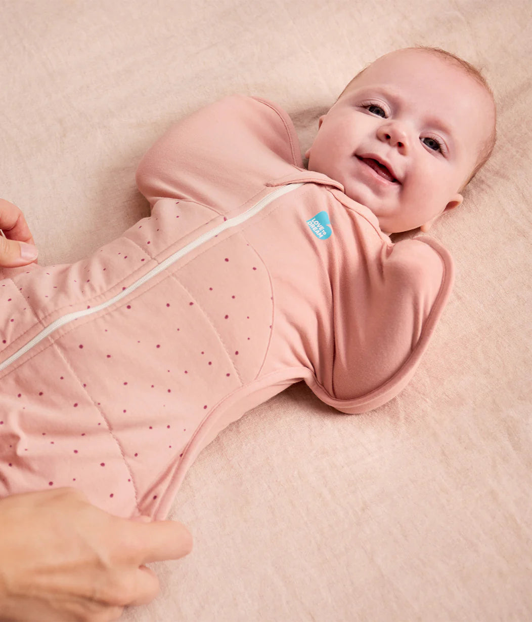 Love To Dream Swaddle Up - Rose Pebbles 2.5Tog